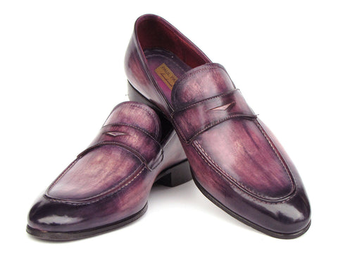 Paul Parkman Men's Purple Patina Penny Loafers (ID#17PRP33)