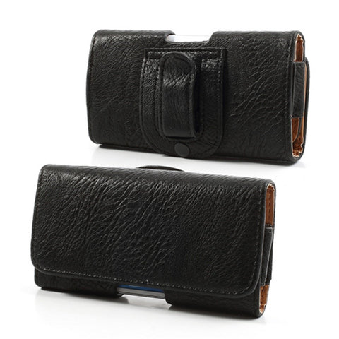 Horizontal Thick Leather Belt Clip Holster Pouch Case for Samsung i9190 Galaxy S4 Mini iPhone 4 / 4S / 5 / 5s / 5c