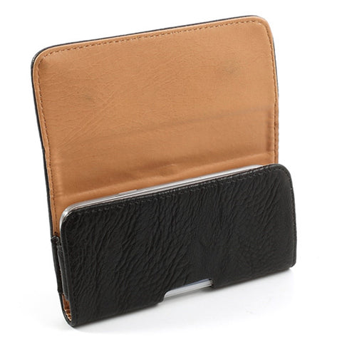 Horizontal Thick Leather Belt Clip Holster Pouch Case for Samsung i9190 Galaxy S4 Mini iPhone 4 / 4S / 5 / 5s / 5c