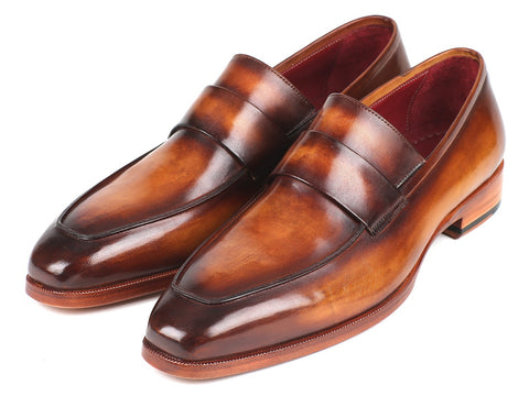 Paul Parkman Men's Loafers Brown (ID#093-BRW)