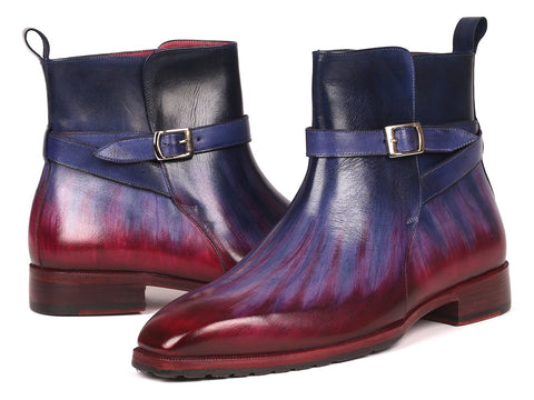 Paul Parkman Men's Multicolor Patina Jodhpur Boots (955MIX32)