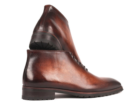 Paul Parkman Men's Ankle Boots Brown Burnished (ID#791BRW24)