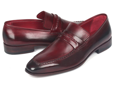 Paul Parkman Men's Loafers Bordeaux (ID#068-BRD)