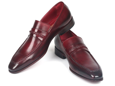 Paul Parkman Men's Loafers Bordeaux (ID#068-BRD)