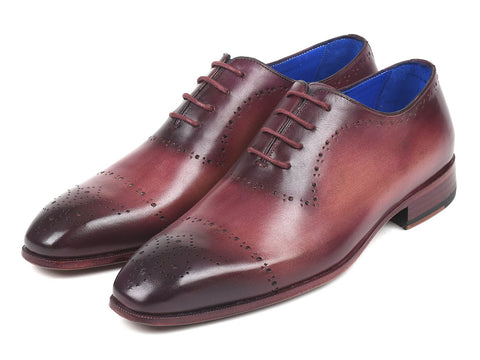 Paul Parkman Burgundy Hand-Painted Classic Brogues (ID#ZLS35BUR)