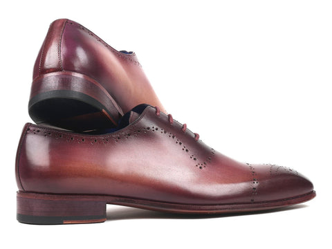 Paul Parkman Burgundy Hand-Painted Classic Brogues (ID#ZLS35BUR)