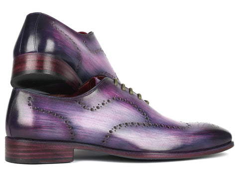 Paul Parkman Men's Wingtip Oxfords Purple (ID#741-PUR)