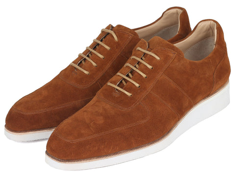 Paul Parkman Men's Casual Shoes Camel Suede (ID#192-SD-CML)