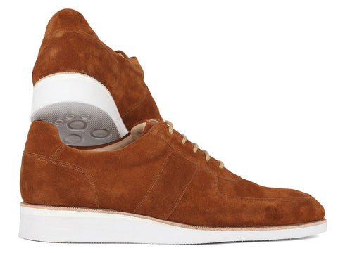 Paul Parkman Men's Casual Shoes Camel Suede (ID#192-SD-CML)