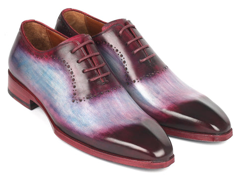 Paul Parkman Men's Blue & Purple Oxfords (ID#AG446PBL)