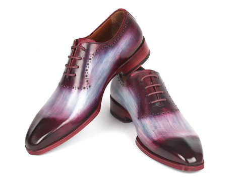 Paul Parkman Men's Blue & Purple Oxfords (ID#AG446PBL)