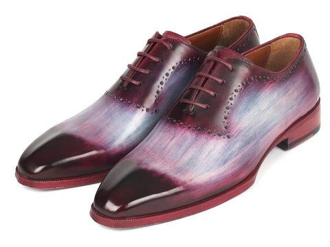 Paul Parkman Men's Blue & Purple Oxfords (ID#AG446PBL)