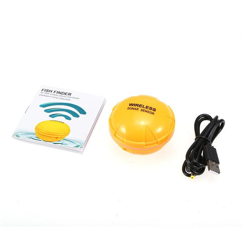 Portable Smart Sonar Sensor 36M/118ft Depth Wireless Remote Fish Finder