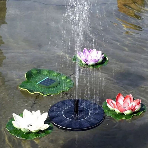 Water Floating Solar Powered Fountain Pump Brushless Bird Bath Fountain Pump Kit