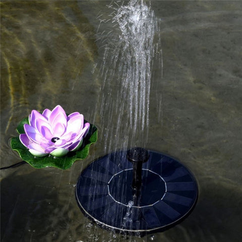 Water Floating Solar Powered Fountain Pump Brushless Bird Bath Fountain Pump Kit