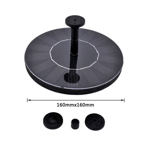 Water Floating Solar Powered Fountain Pump Brushless Bird Bath Fountain Pump Kit