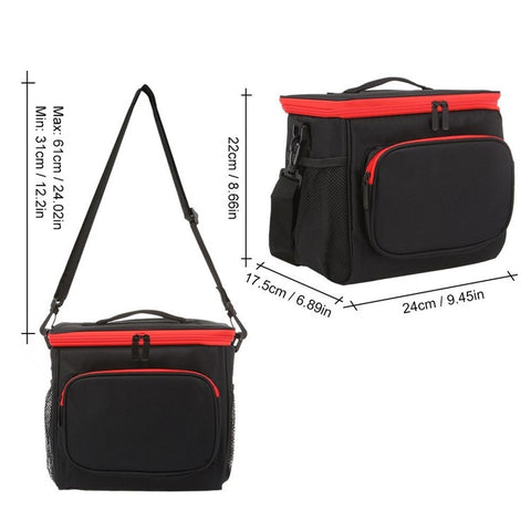 Thermal Insulated Lunch Bag Tote Box Picnic Tote Travel Accessory Organizer Tool
