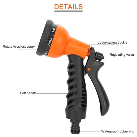 Garden Watering Spray Gun Car Cleaning Wash Spray Gun Set