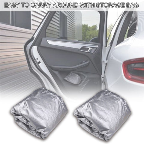 Car Cover Full Sedan Covers with Reflective Strip Sunscreen Protection Dustproof