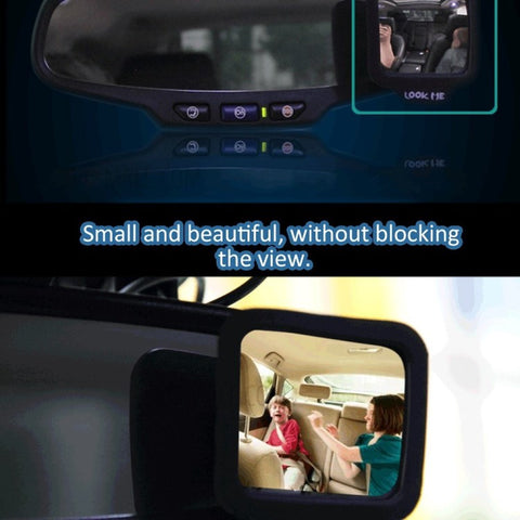 270 Degrees Wide Angle Car Rear Passenger Magnet Mirror Car Auxiliary Rearview Universal Interior Mirror Eliminate Blind Point for Car Safety Backseat