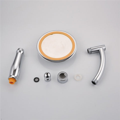 6-inch Rain 360°Rotatable Adjustable Bathroom Rain Spray  Bath Handheld Shower Head
