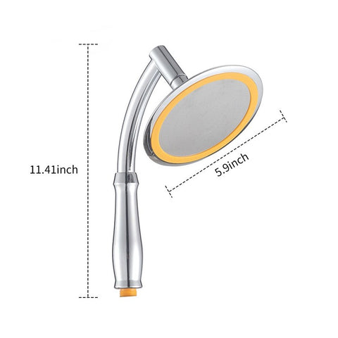 6-inch Rain 360°Rotatable Adjustable Bathroom Rain Spray  Bath Handheld Shower Head