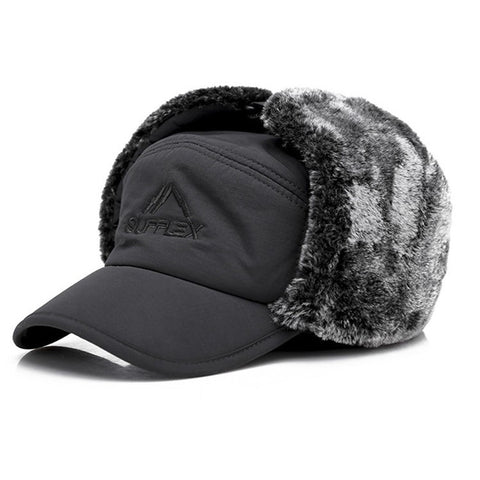 SUPPLEX Winter Warm Hat with Detachable Mask Full Face Outdoor Windproof Hat Baseball Cap