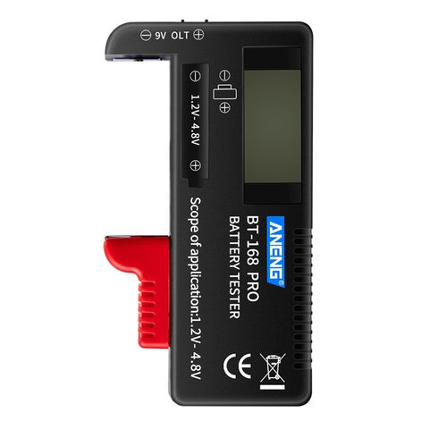 ANENG BT-168 PRO Battery Tester Digital-display Battery Checker Battery Capacity Diagnostic Tool for Checking D C AAA AA Button Battery