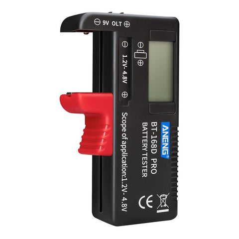 ANENG BT-168 PRO Battery Tester Digital-display Battery Checker Battery Capacity Diagnostic Tool for Checking D C AAA AA Button Battery