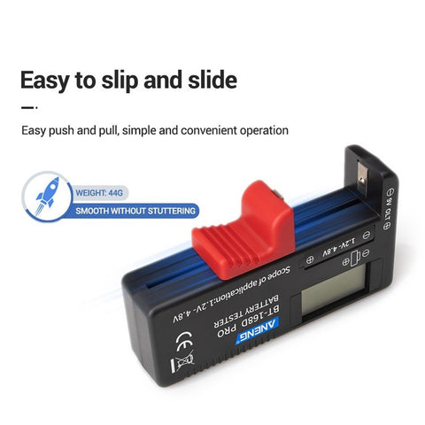 ANENG BT-168 PRO Battery Tester Digital-display Battery Checker Battery Capacity Diagnostic Tool for Checking D C AAA AA Button Battery