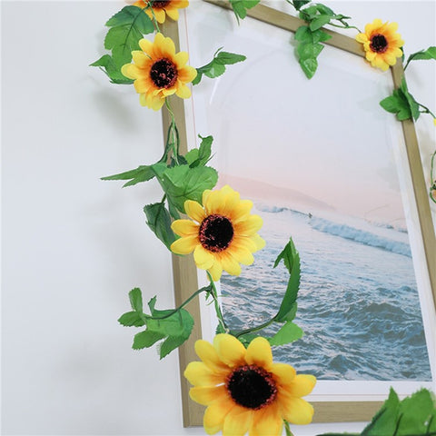 6.56ft 20LEDs Fairy String Lights Flower Shaped Decor Hanging Lights Waterproof Garden Patio Lighting for Wedding Party Christmas Halloween