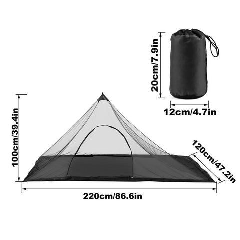 Outdoor Sports Mesh Tent Backpacking Hiking Camping Tent with Carrying Bag