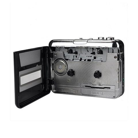 USB Cassette Player Portable Tape Player Captures MP3/CD Audio Music via USB for Laptop PC and Mac