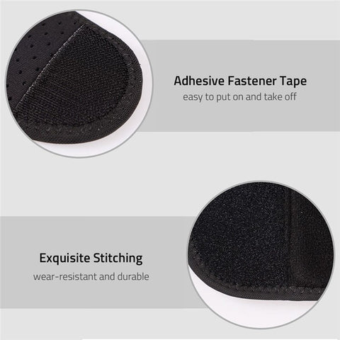 Wear-resistant Sport Brace Adjustable Knee Band Scratch-resistant Knee Protective Bandage with Side Metal Stabilizer