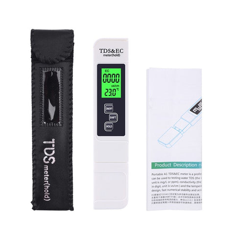 3-in-1 Multifunctional Water Quality Detector Portable Professional TDS Pen Tester EC Meter Accurate Water Quality Measurement Tool