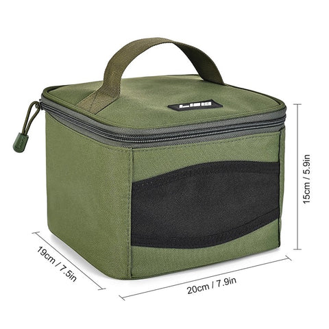 Fishing Reel Gear Bag Oxford Fishing Tackle Bag Portable Waterproof Fishing Reel Organizer Storage Reel Case