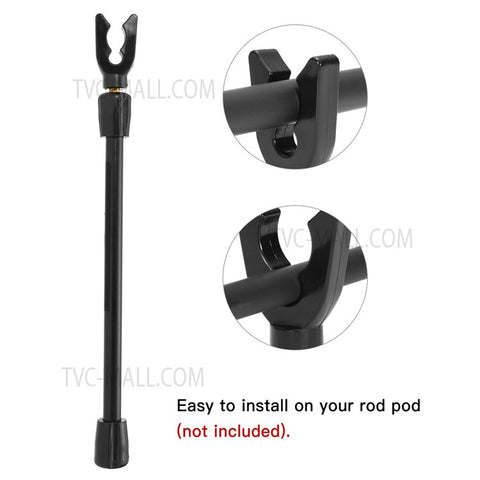 3Pcs U-Head Carp Fishing Rod Holder Butt Rests for Gripper Pod and Bank Stick