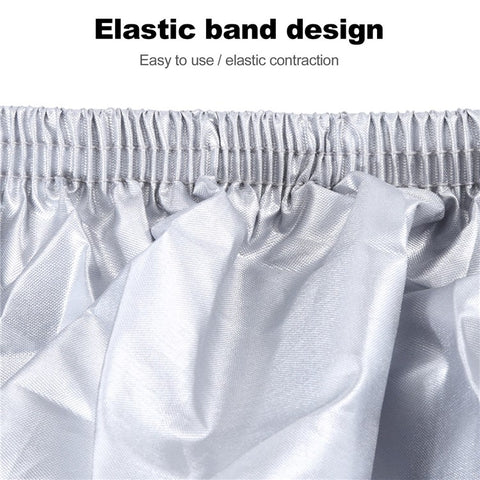 BSDDP 200x90x100cm Motorcycle Cover with Keyhole Oxford Cloth Waterproof Dustproof Motorbike Outdoor Protective Hood Cover