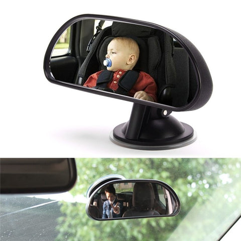 Baby Car Mirror Rear Facing Baby View Suction Cup Mirror Wide Convex and Shatterproof