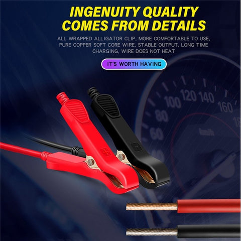 Fully-Automatic Smart Charger 12V/10A 24V/5A Battery MaintainerBattery Desulfator for Car Truck Motorcycle Lawn Mower Boa