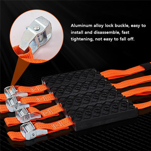 Car Recovery Traction Boards Mud Sand Snow Tire Ladder Off-road Vehicle Emergency Tracks Chain Wear-resistant Non-slip Traction Mat