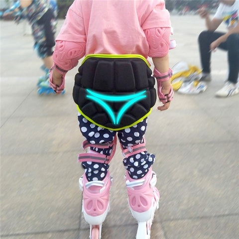 3-12 Children Protection Hip Butt EVA Padded Gear Guard Impact Pad for Ski Ice Skating Snowboard