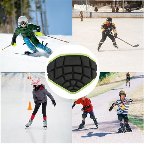 3-12 Children Protection Hip Butt EVA Padded Gear Guard Impact Pad for Ski Ice Skating Snowboard