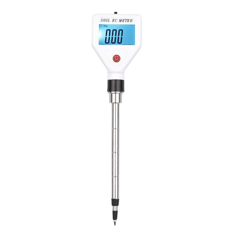Portable Soil EC Meter Backlight Screen Digital Soil Salinity Tester for Greenhouse Garden Farm Orchard