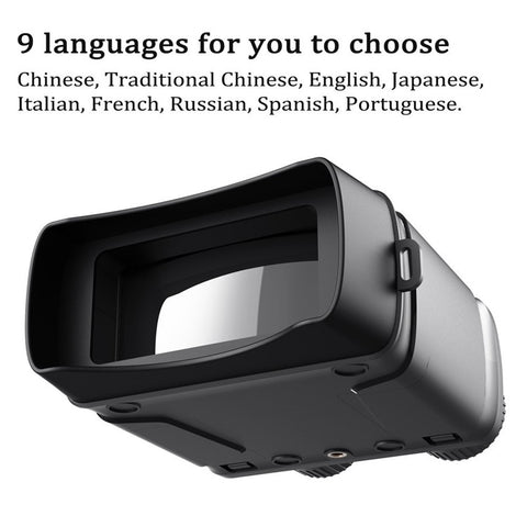 R6 10 Megapixel 1080P Outdoor Night-Vision Infrared Optical Binocular 5X Digital Zoom Photo Video Playback Modes 300m Viewing Distance for Outdoor Hunt Boating Journey