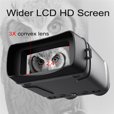 R6 10 Megapixel 1080P Outdoor Night-Vision Infrared Optical Binocular 5X Digital Zoom Photo Video Playback Modes 300m Viewing Distance for Outdoor Hunt Boating Journey