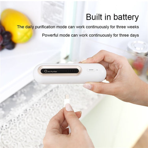 M9 Air Purifier Quiet Odor Eliminator Air Cleaner for Home Car Refrigerator Closet