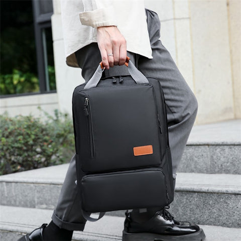 3Pcs Backpack Set Women Men 14.5-inch Laptop Backpack Shoulder Bag Small Pocket for Travel School Work
