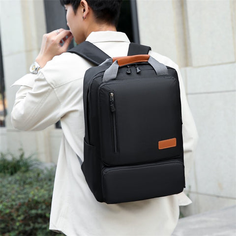 3Pcs Backpack Set Women Men 14.5-inch Laptop Backpack Shoulder Bag Small Pocket for Travel School Work