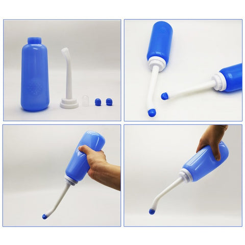 Portable Travel Bidet Electric Mini Atomizer with 2 Nozzle Spray 500ml Cap for Childbirth Cleaner Postpartum Care Driver